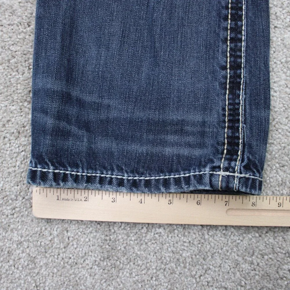 BKE Jake Jeans Mens 30R Blue Straight Leg Cotton Stretch Denim w/ 32"inseam - Picture 5 of 15